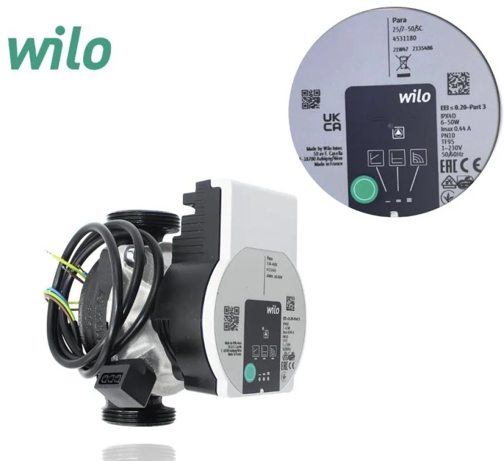 Wilo Para 25/7 130/7-50/SC-12 WTU Pompa 25/7