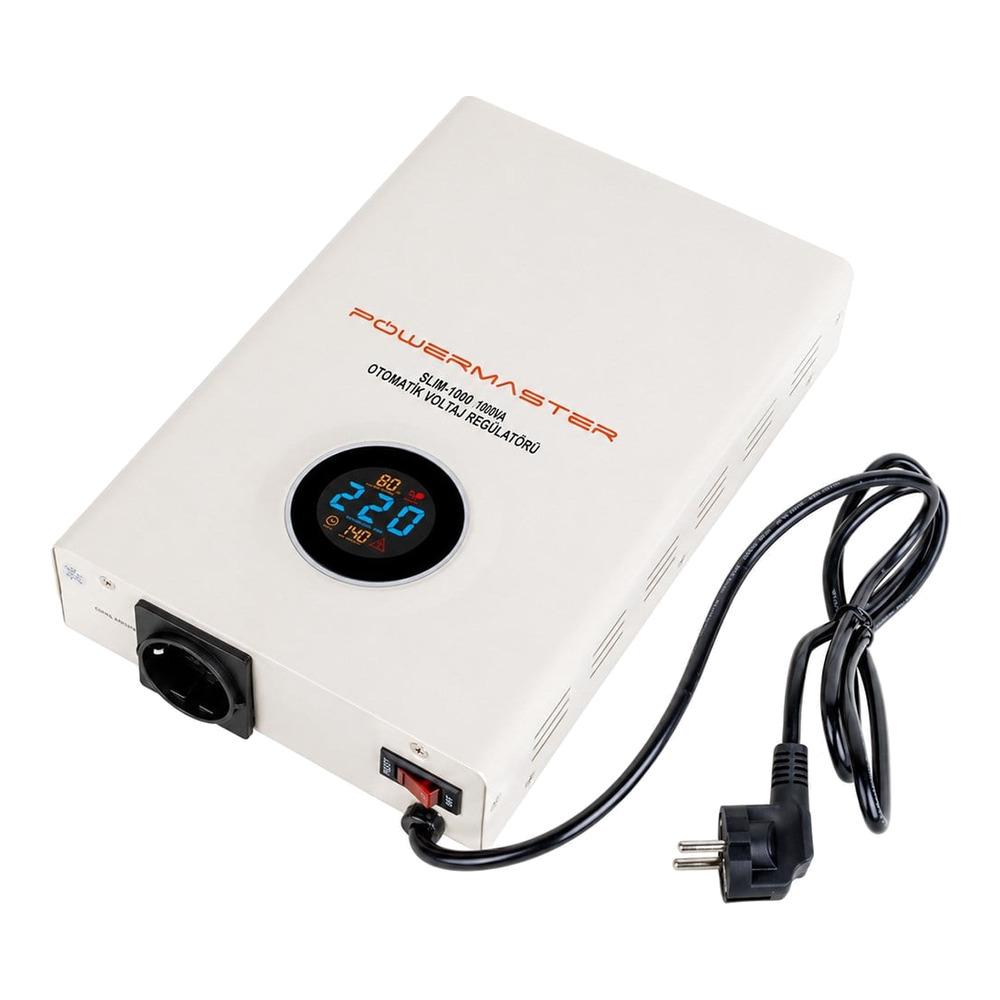 Powermaster SLIM-1000 Otomatik Kombi Voltaj Regülatörü 1000 VA