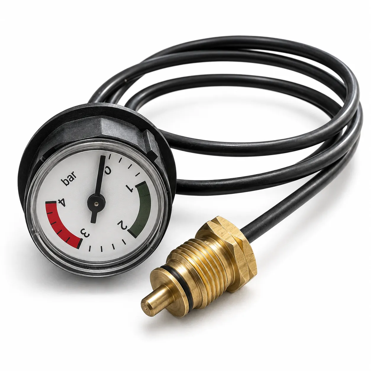 Baymak Duotec Alarko Trendy Uyumlu Manometre Ø 27 mm G1/4 Hortumlu