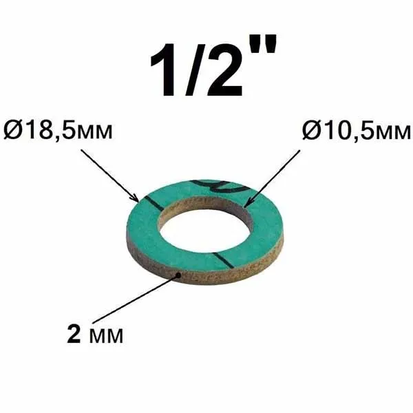 Kombi Conta 1/2 Silindirik 12,30x18,40x2 mm 100 lü Paket